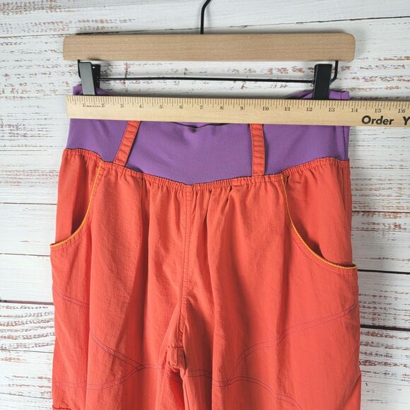 ZUMBA Womens XL Nylon Cargo Pocket Pants Elasticated Dance Fitness High Waist - Picture 8 of 15